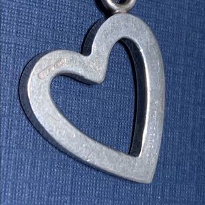 Gucci Sterling Silver Heart Toggle Bracelet..